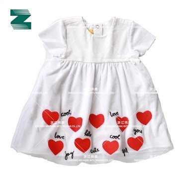 ROBE POUR ENFANTS EN MAILLE AVEC EMB.MESH
