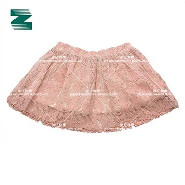 Jupe Pour Enfants En Dentelle Avec Doublure