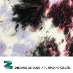 Tie Dye Polaire anti-boulochage brossé deux côtés sur un côté