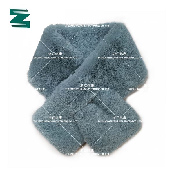 Solid Color Faux Fur Scarf
